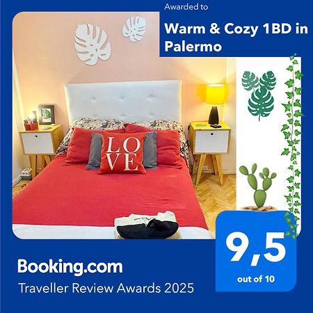 Ferienwohnung Warm & Cozy 1Bd In Palermo Buenos Aires Exterior foto
